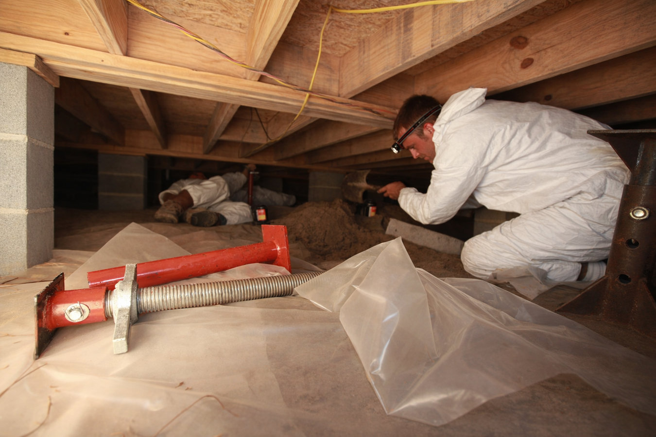 Vapor barrier installation